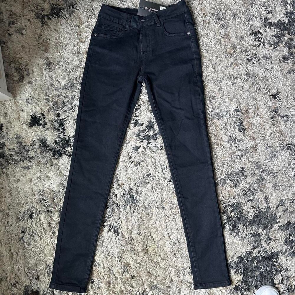 Unbranded Women's Black and Navy Jeans